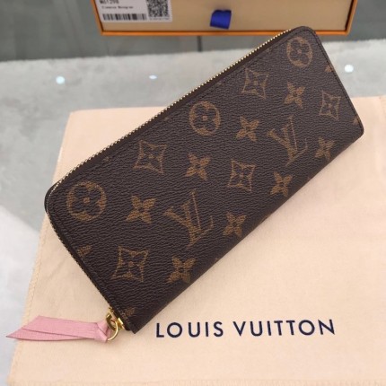 LV Monogram Canvas Clemence Wallet M61298