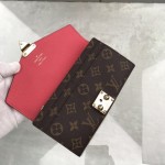 LV Monogram Taurillon Leather Pallas Wallet M58417