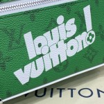 LV Green vintage Monogram canvas Mini Soft Trunk M80816