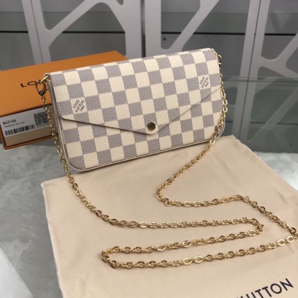 LV Damier Azur Felicie Pochette N63106