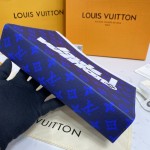 LV Blue vintage Monogram canvas Pochette Voyage MM M61692