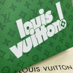 LV Green vintage Monogram canvas Pochette Voyage MM M61692