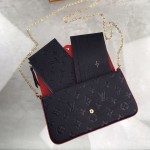 LV Monogram Empreinte Felicie Pochette Navy M64099