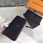 LV Monogram Empreinte Felicie Pochette Navy M64099