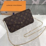 LV Monogram Canvas Felicie Pochette M61276