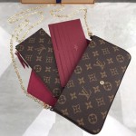 LV Monogram Canvas Felicie Pochette M61276