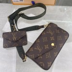 LV Monogram Canvas Felicie Strap Go M80091