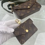 LV Monogram Canvas Felicie Strap Go M80091