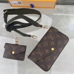 LV Monogram Canvas Felicie Strap Go M80091