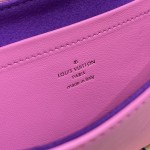 LV Monogram Embossed Pochette Coussin Pink M80745