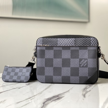 LV Giant Damier Pochette Trio Handbag N50027