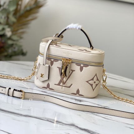 LV Monogram Empreinte Bicolor Vanity PM M45599