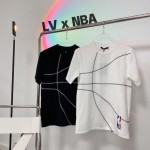 LV x NBA lvxnba Embroidery Detail T shirt