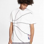 LV x NBA lvxnba Embroidery Detail T shirt