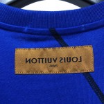 LV x NBA lvxnba Embroidery Detail T shirt Blue