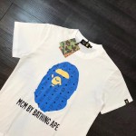 MCM x BAPE BY BATHING Tee White & Blue