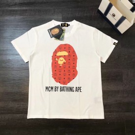 Replica mcm x bape t shirt 