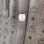 McM Medium Reversible Liz Shopper Bag Grey