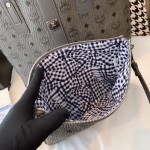 McM Medium Reversible Liz Shopper Bag Grey