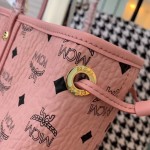 McM Medium Reversible Liz Shopper Bag Pink