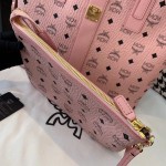 McM Medium Reversible Liz Shopper Bag Pink