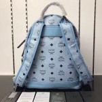 McM Stark Side Studs Backpack Large Light Blue