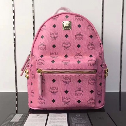 McM Stark Side Studs Backpack Large Peach