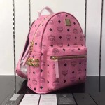 McM Stark Side Studs Backpack Large Peach