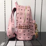 McM Stark Side Studs Backpack Large Pink