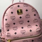 McM Stark Side Studs Backpack Large Pink