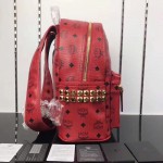 McM Stark Side Studs Backpack Large Red