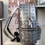 McM Stark Side Studs Backpack Large Silver