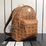 McM Stark Side Studs Backpack Large Tan