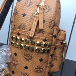 McM Stark Side Studs Backpack Large Tan