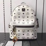 McM Stark Side Studs Backpack Large White