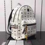 McM Stark Side Studs Backpack Large White