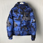 MON Mosa Short Down Jacket Multicolour Blue