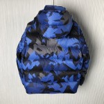 MON Mosa Short Down Jacket Multicolour Blue