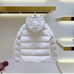 Mon Dubois Down quilted matte nylon jacket White