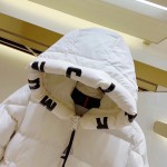 Mon Dubois Down quilted matte nylon jacket White