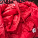 Mon Montbeliard Down quilted nylon laque jacket black