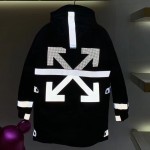 Mon x Off White Coat Jacket Black