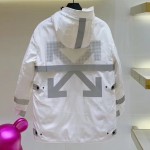 Mon x Off White Coat Jacket White