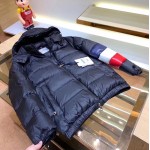 Mon Willm Down Nylon laque jacket Black