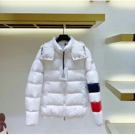 Mon Willm Down Nylon laque jacket White