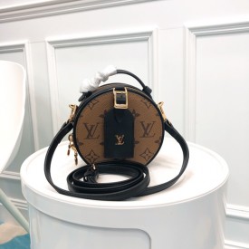 LV Mini Boite Chapeau Monogram Reverse coated canvas M68276