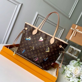 LV Neverfull MM Monogram canvas bag M44364