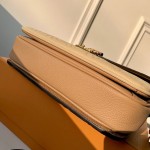 LV Monogram Empreinte Pochette Metis Beige M44330