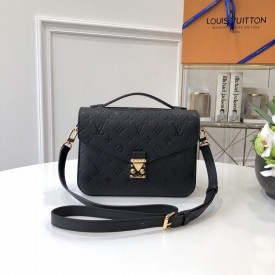 LV Monogram Empreinte Pochette Metis Black M41487