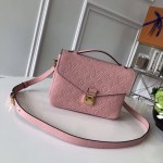 LV Monogram Empreinte Pochette Metis Pink M44018